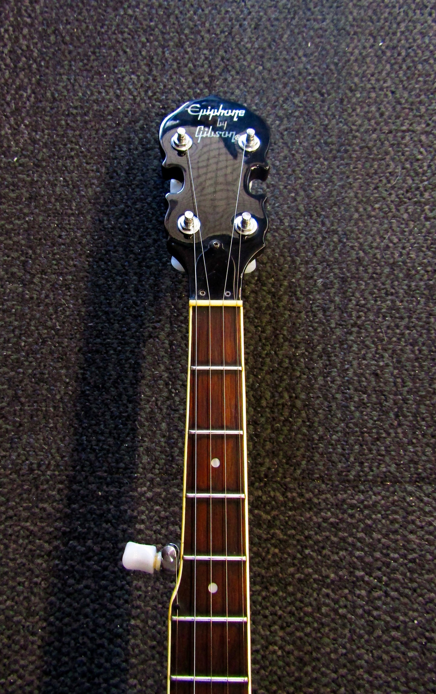 Epiphone Masterbuilt Bluegrass banjo.