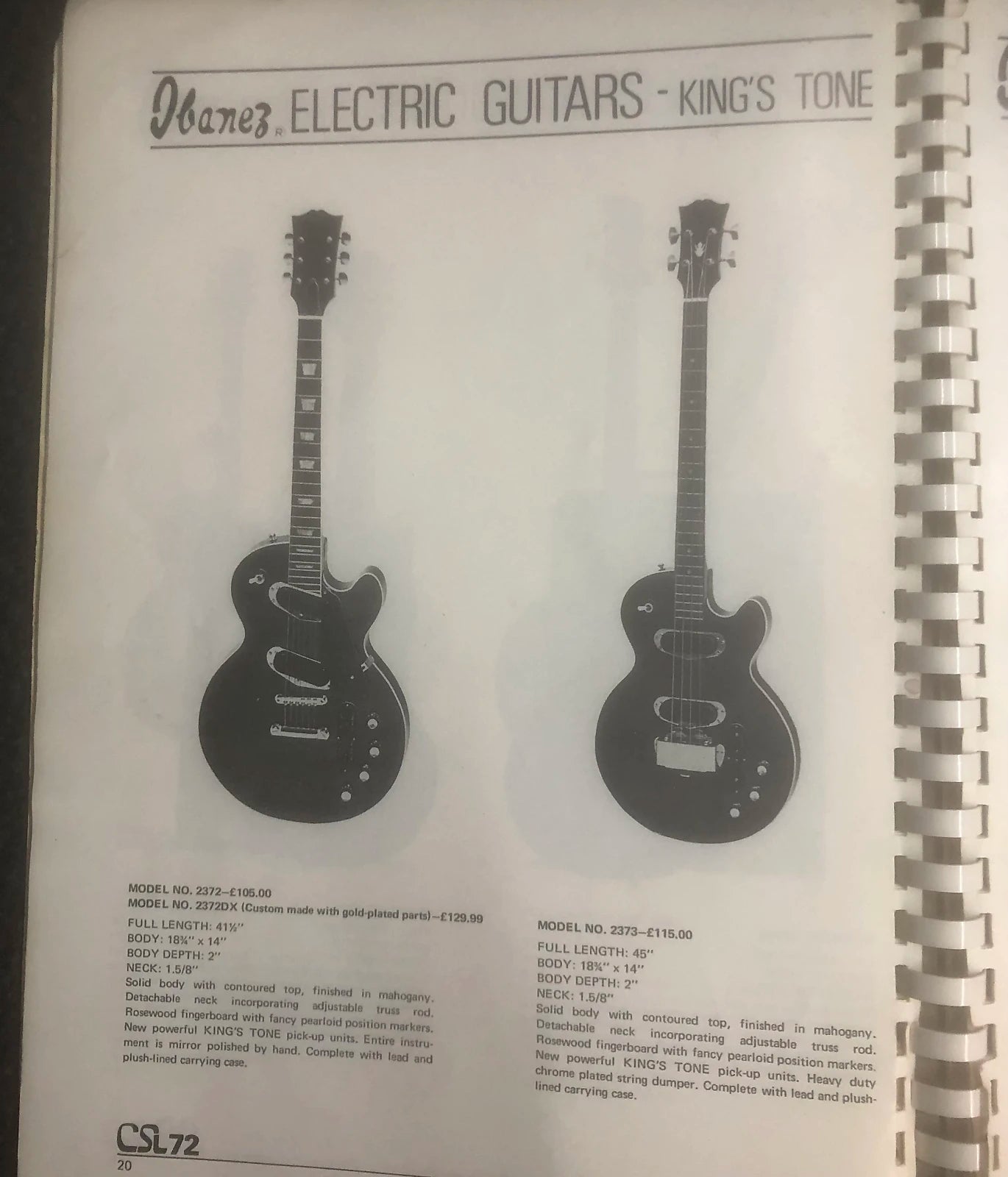 Ibanez 2372 MIJ 1972 - Walnut